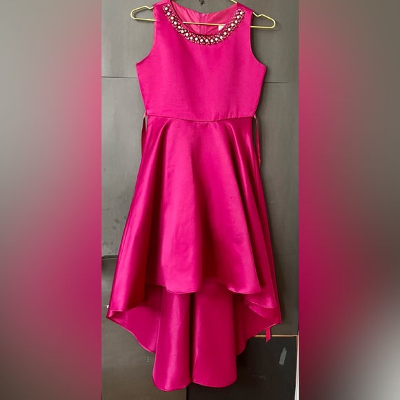Rare Editions Other - ⭐️ Stunning Cranberry Hi/Lo formal dress by Rare Editions. Girls Size 14 EUC